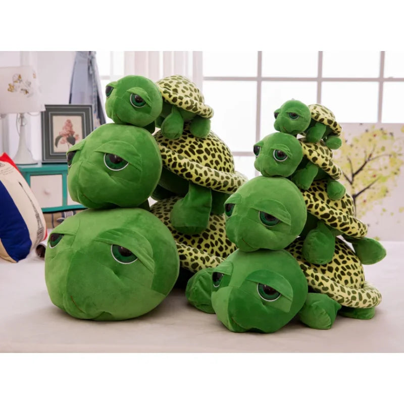 Stuffed Pillow Plush Turtles Toys Cartoon Big Eyes Tortoise Toys Aniamls Dolls Lovely Soft Plush Toys Dolls for Kids