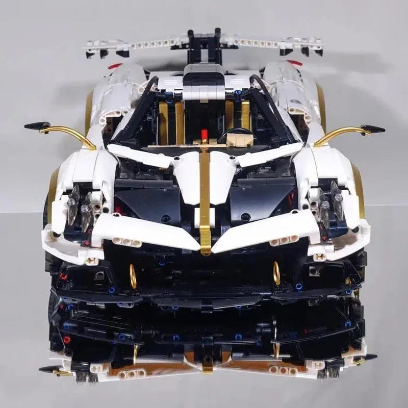 3428PCS Technical MOC Assemble Bricks Vehicle Pagani Huayrar R Super Sport Car Building Blocks New Toys Collection Adult Gifts