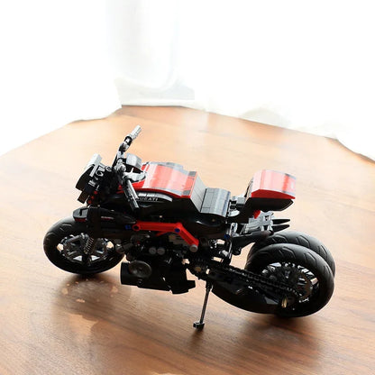 702PCS Technical MOC Ducati Diavel Motorcycle Building Blocks Assemble Motorbike High Tech Vehicle Toys Gifts For Children Boys