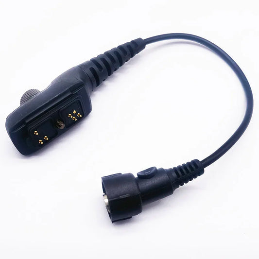 Mini Din Plug 6 pin Connector Cable for Hytera HYT PD700 PD702 PD705 PD752 PD755 PD780 PD782 PD785 PD788 PD982 PT580H Radio