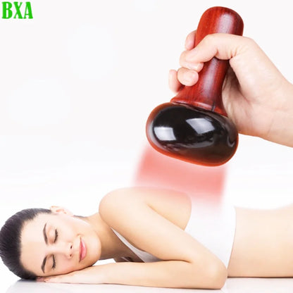 Bianstone Hot Stone Electric Gua Sha Massager Bian Stone Guasha Tool Skin Scraping Back Massage Body Warm Moxibustion Therapy