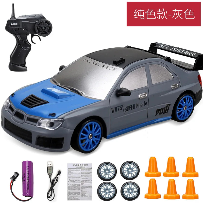 1/24 2.4G Drift Rc Car 4WD 3.7V 500MAH RC Drift Car Toy Remote Control GTR Model AE86 Vehicle Car RC Racing Car Toy