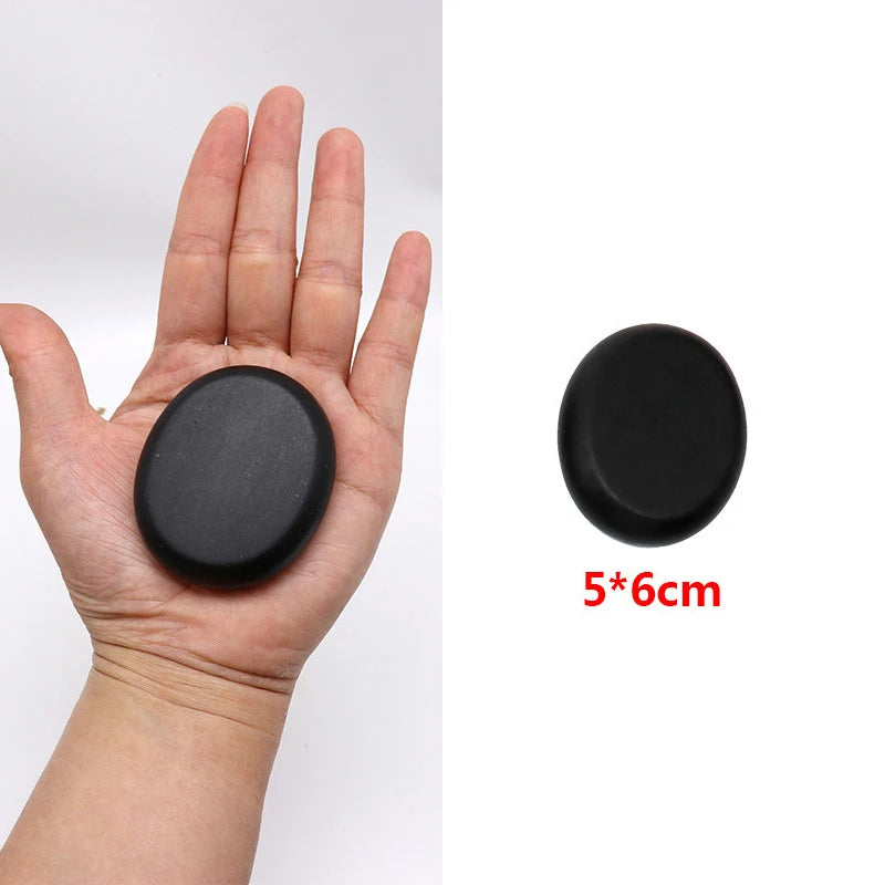 BXA SPA Hot Stone Massage Set Heater Box Relieve Stress Back Pain Health Care Lava Basalt round massage tool Stones