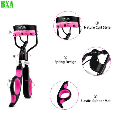 Professional Eyelash Curler Women's Eyelash Curling Tweezers Clip Long Lasting Eye Makeup Beauty Tool Suitable for Eye Shapes