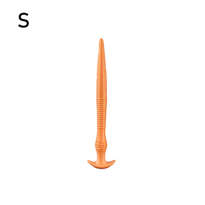 1pc Liquid Silicone Super Long Anal Plug Dildos Stimulate Anus and Vagina Soft Anal Dilator Butt Plug Sex Toys for Women and Men