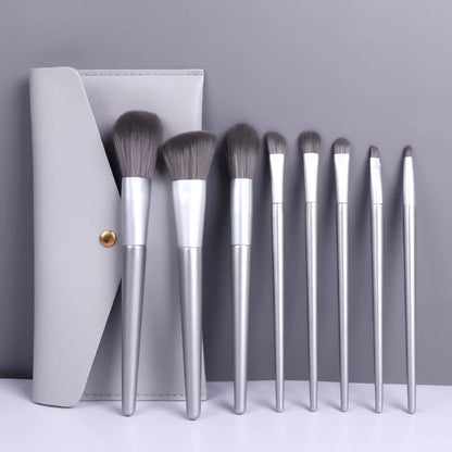 8PCS Makeup Brushes Set Professional Cosmetic Powder Eye Shadow Foundation Blush Blending Concealer Beauty Make Up Tool Brushes