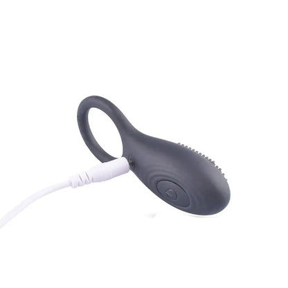 USB Charging Wireless Remote Control Dual Vibration Lock Ring for Men's Silicone Fun Vibration Ring Adult Products