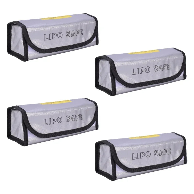 1PCS 185x75x60mm Portable Battery Guard Bag Explosion-proof Bag RC Lipo Battery Safe Bag