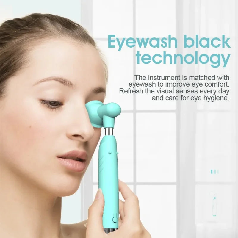 NEW Electric 3 IN 1 Eye Care Ultrasonic Eye Wash Acoustic Eye Wash Relieve Eye Fatigue Moisturize Eyes Beautify Eyes