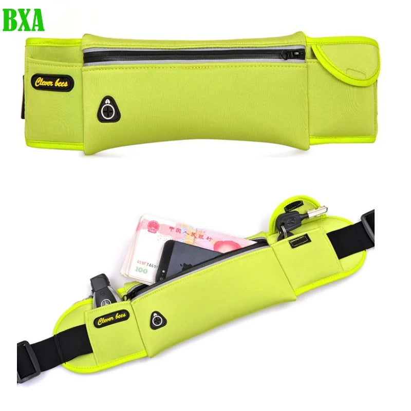 Running Waist Bag Sport Waterproof Waist Pack Close-Fitting Invisible Belt Outdoor Sports Bag Fitness Anti-Theft Phone Waist Bag