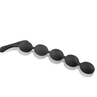 Soft 100% Silicone 5-Balls G-Spot Anal Beads Anal Plug Masturbator S&M Sex Toys for Couple Men/Women