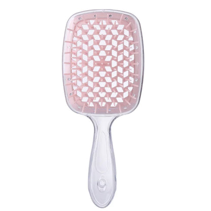 BXA Fluffy Modeling Comb Mesh Comb Hairdressing Hair Smoothing Honeycomb Comb Plastic Massage Comb Dry and Wet Hollow Comb