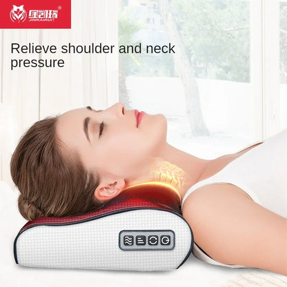 Cervical Massage Pillow Neck Massage Instrument Multifunctional Lumbar Back Household Cervical Pillow Shoulder Neck Massager