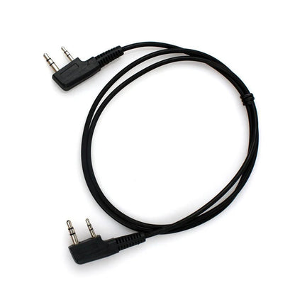 10PCS Baofeng Two Way Radio Clone Cable 2 Pin K Head Cloning Date Copy Cord for Wouxun Kenwood Linton Puxing HYT Walkie Talkie