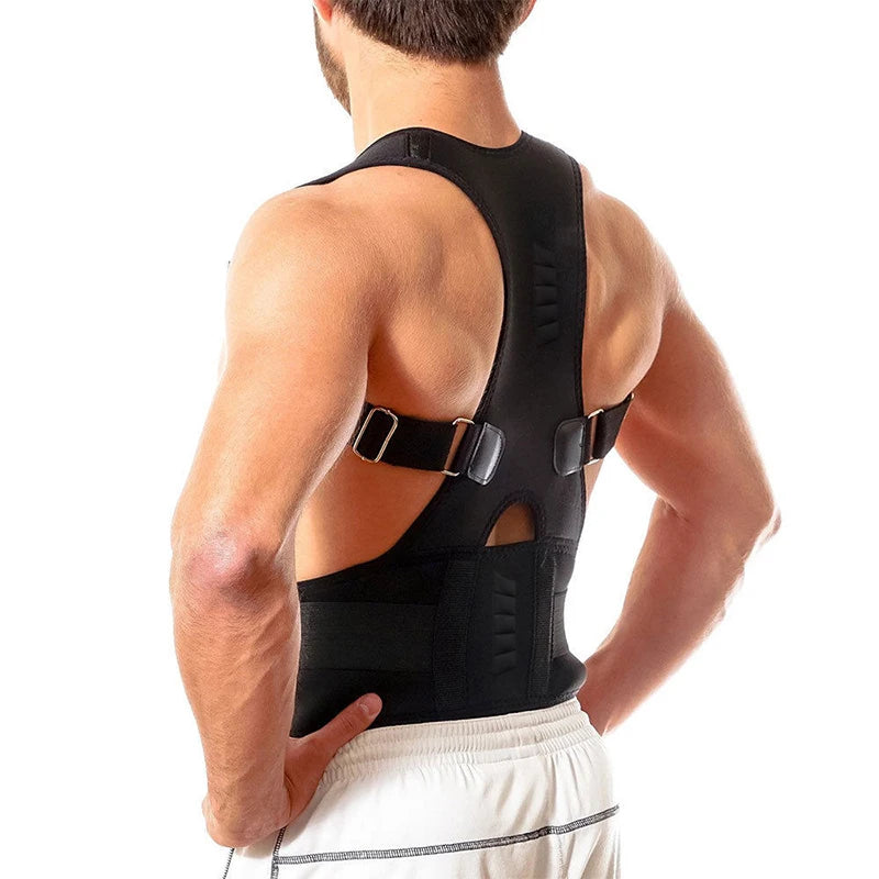 Magnetic Therapy Posture Corrector Brace Shoulder Back Support Belt for Men Women Braces Supports Belt Shoulder Posture