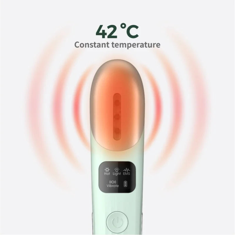 New Eye Vibrator Massager EMS Eye Massager Red Light Therapy Rejuvenates Anti-wrinkle Beauty Anti-aging and Reduces Dark Circles