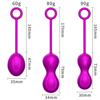 3In1 Kegel Balls Vaginal Tighten Exercise Machine Vibrator Silicone Smart Ball Gaginal Muscle Trainer Sex Toys for Women