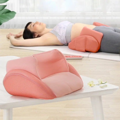 Electric Lumbar Spine Massage Cushion for Postpartum Pelvic Repair Multifunctional Hot Compress Massager for Back Waist and Leg