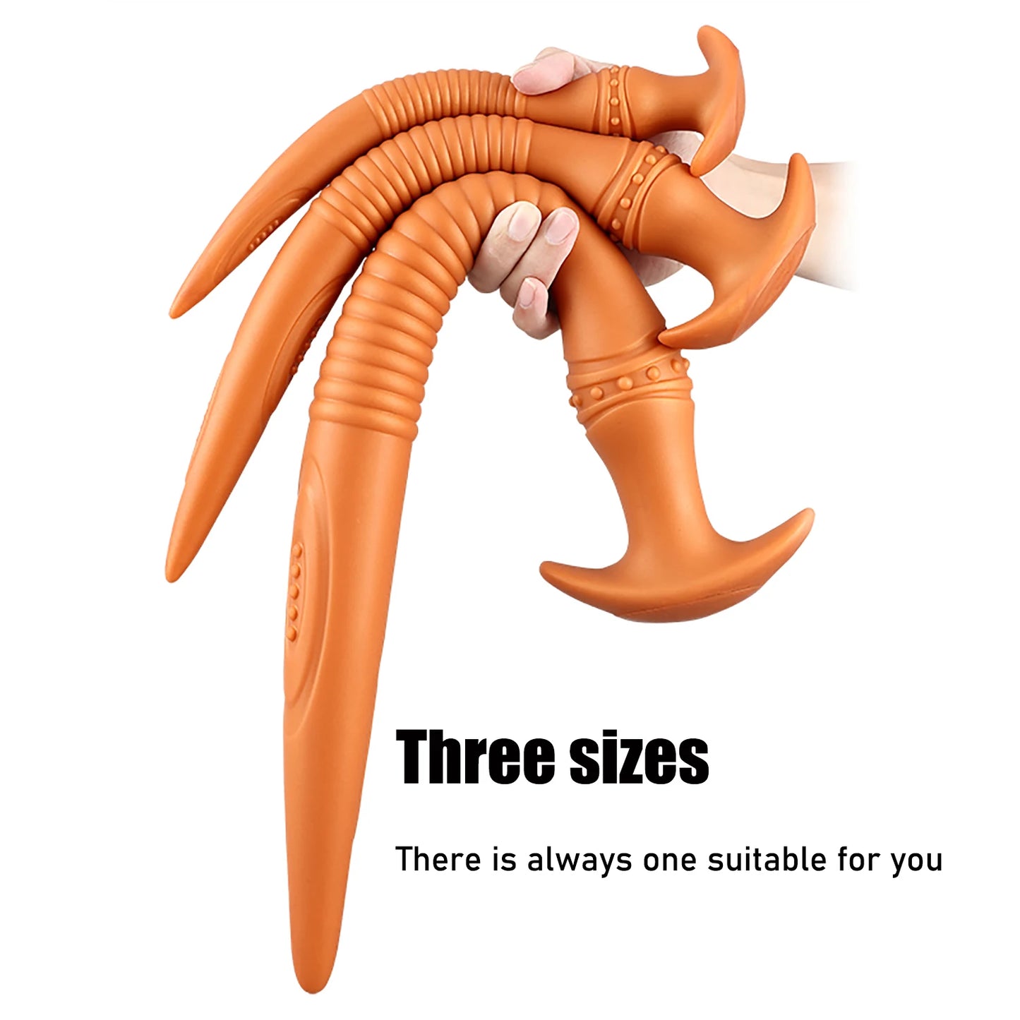 1pc Liquid Silicone Super Long Anal Plug Dildos Stimulate Anus and Vagina Soft Anal Dilator Butt Plug Sex Toys for Women and Men