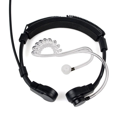 YAESU 1Pin Finger Throat Flexible Air Tube PTT MIC Earphone Headset Microphone for VERTEX VX-2R VX-3R VX-5R VX-160 FT-60R Radio