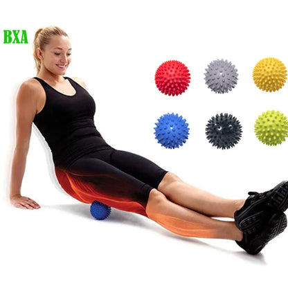 Plantar Fasciitis Reliever Hedgehog Balls 9cm PVC Spiky Massage Ball  Durable Trigger Point Sport Fitness Hand Foot Muscle Relax