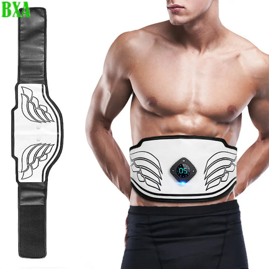 Electric EMS Muscle Stimulator Massage ABS Abdominal Belt Trainer Slimming Massager Unisex Body Belly Weight Loss Body Shaping