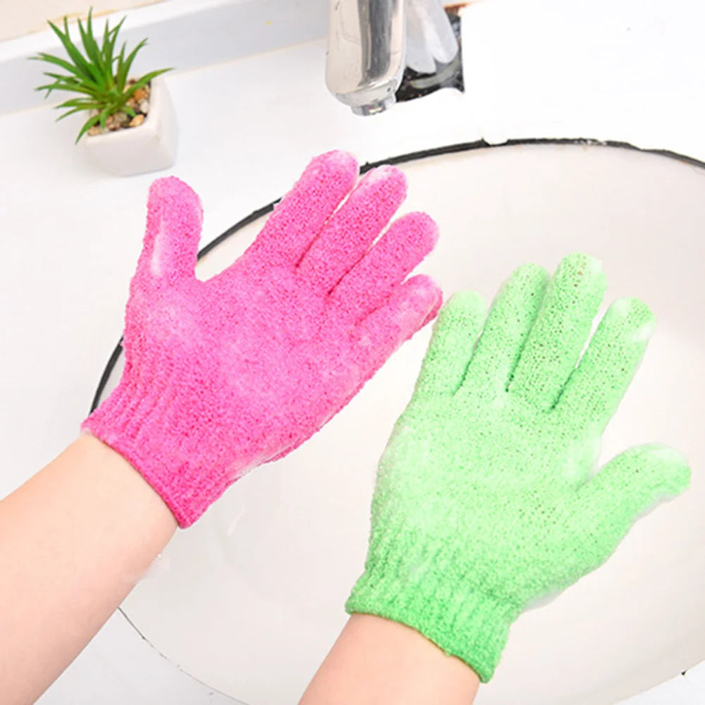 1PCS Exfoliating Gloves Bath Gloves Scrub Gloves Resist Body Massage Sponges Wash Skin Moisturizing SPA Bath Gloves