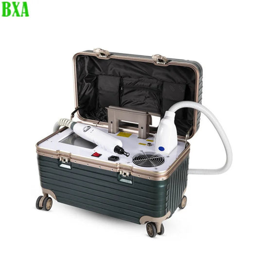 Laser Eyebrow Washing Tattoo Removal Portable Pull-Rod Box Type Pigment Corrector Skin Rejuvenation Machine Salon Equipment