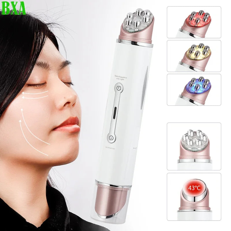 Multifunctional Eye Massager LED Photon Treatment High Vibration EMS Heating Facial Massager Skin Lifting Anti-wrinkle Tool