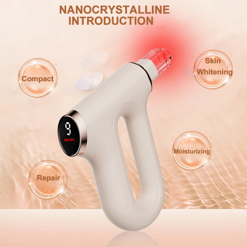 Nanocrystalline Introducer Wireless Beauty Gun Facial Stem Cell Therapy Mesotherapy Derma Stamp Microcrystal Injector Anti-age