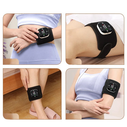 Heated Wrist Massage Multi-Function Joint Wristband Air Pocket Vibration Kneading Hot Compress Meridian Physiotherapy Instrument