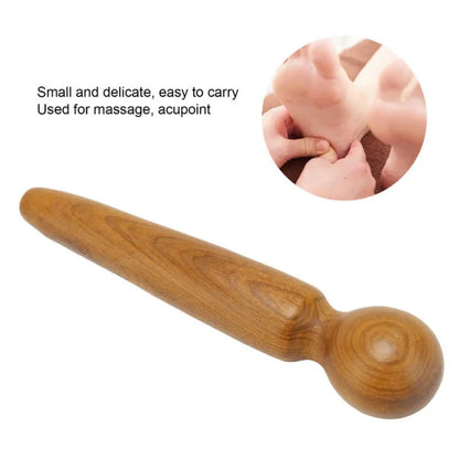 4pcs Wood Body Massage Tool Foot Reflexology Acupuncture Thai Massager Stick Therapy Meridians Scrap Lymphatic Health Care