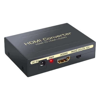 Source factory HDMI audio splitter, HD audio converter, fiber optic signal converter