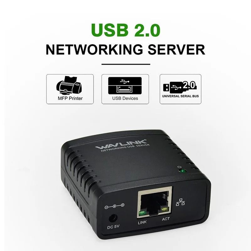 UsB Printer Server, Share USB Devices, Printer Sharing