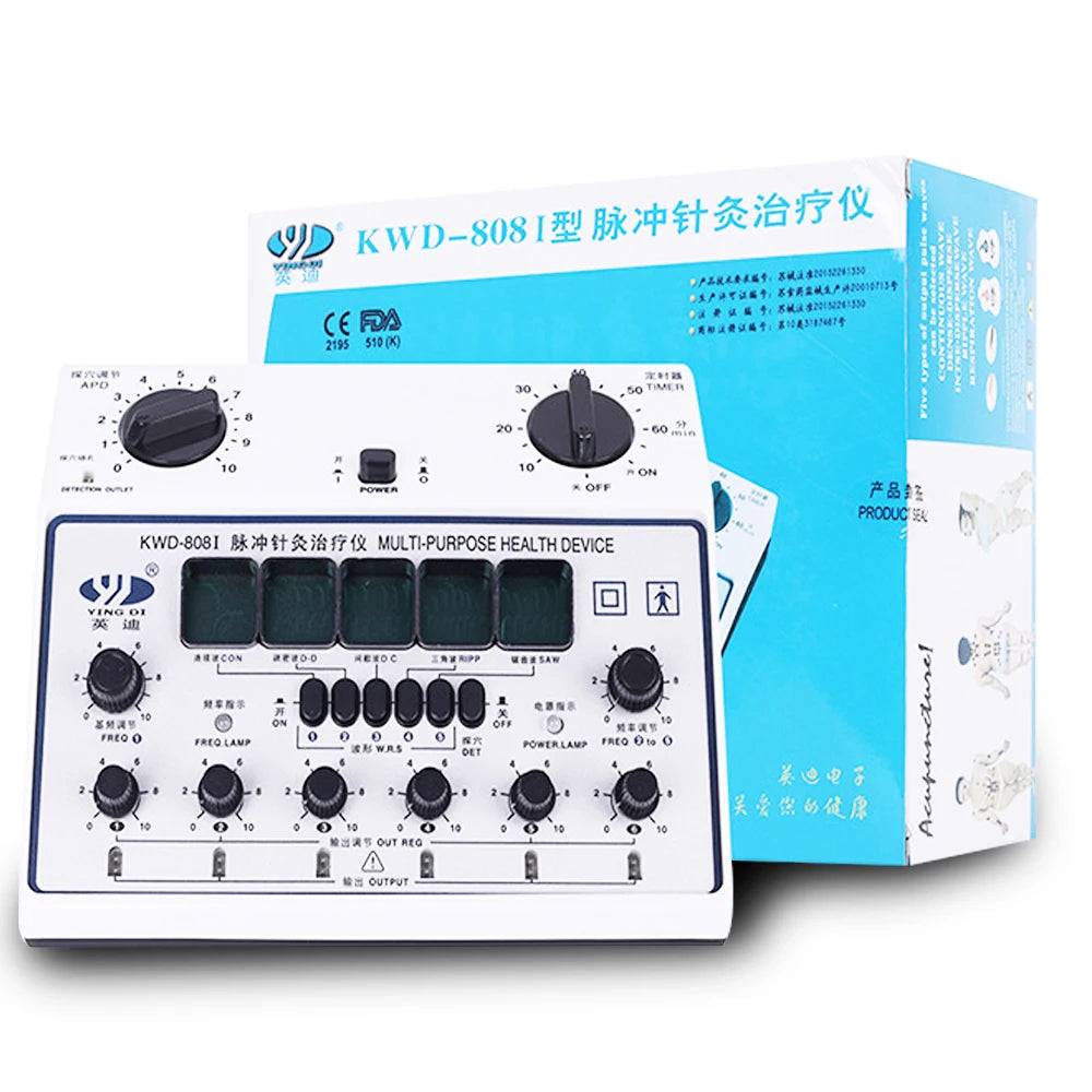 NEW KWD 808I 6 Channels Ten Units Multi-purpose Acupuncture Stimulator Health Massager Electrical Neuromuscular Stimulator