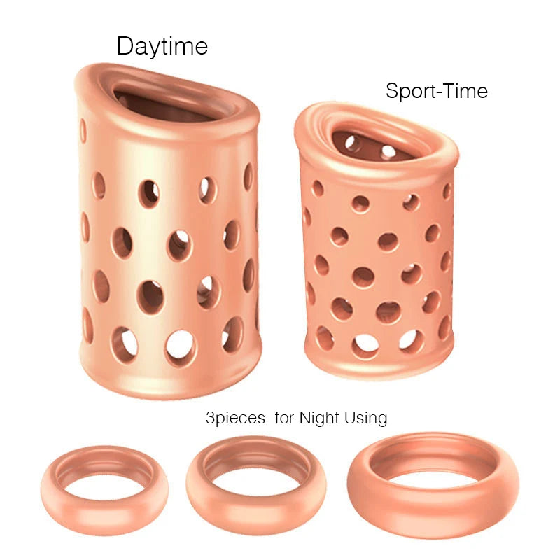 1PCS TPE 5-in-1 Cock Ring Foreskin Resistance Ring Widening Rings Delay Ejaculation Penis Rings Sex Toys for Men