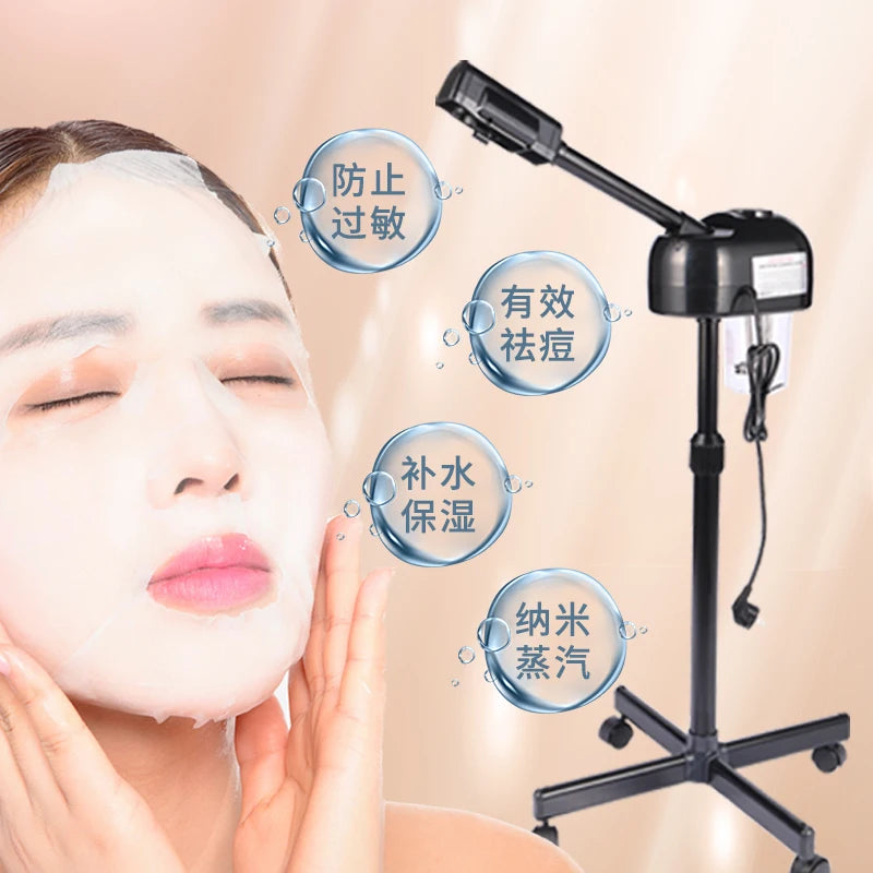 New Electric Facial Steamer Steaming Skin Humidifier Ozone Sterilization Facial Sprayer Steamer