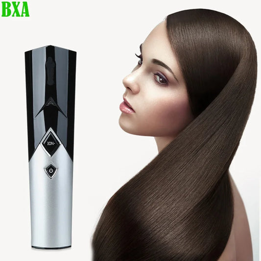 Black Wireless Infrared Massage Comb Magic Vibration Massager Hair Brush Handheld Electric Hair Comb Hair Growth Care Treatment