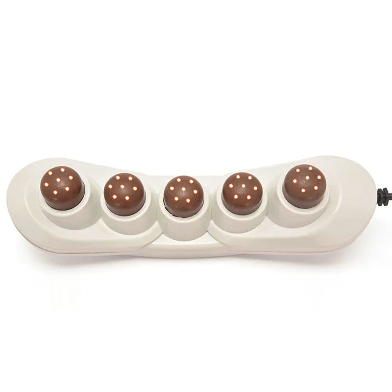 New Massager Far Infrared Tourmaline Heating 5 Balls Natural Jade Project Heater Tourmaline Projector Massage Device