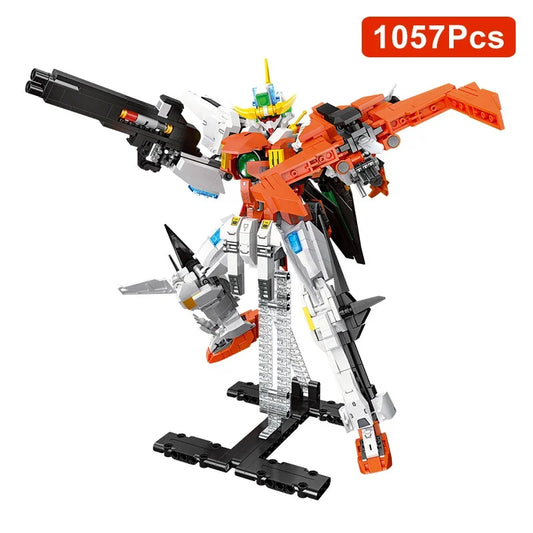 Technical Mecha Deformation Super War Robot Figures Model Building Blocks City Boys Gifts Warrior Titan Knight Anime Bricks Toys