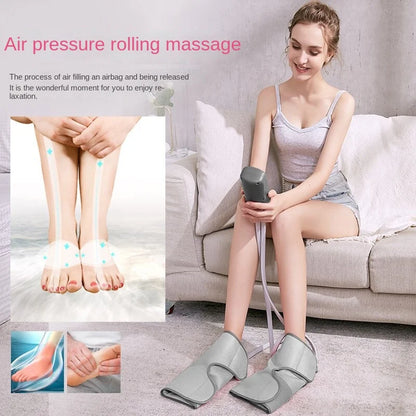 Leg Massager Calf Air Wave Fully Automatic Air Pressure Massager Household Electric Hot Compress Leg Beauty Device Machine