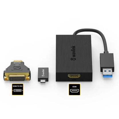 USB 3.0 To HDMI Adapter, External Graphics Card, 4K HDMI Output