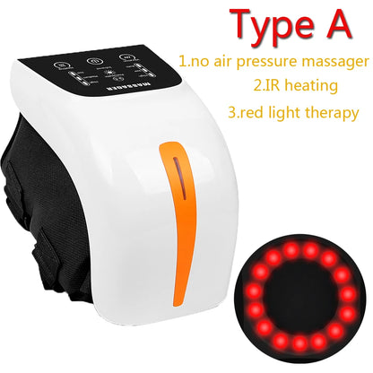 Heating Knee Massager Vibration Laser Physiotherapy Device Pressure Treatment Air Compression Pad Joint Muscle Relaxation