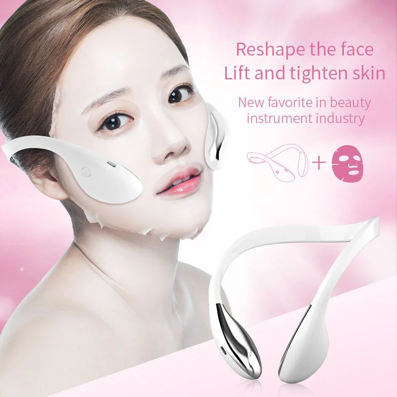 Smart Facial Masssager V Face Lifting Double Chin Reducer Lifting Facial Slimming Shaping Microcurrent Led Light Devices