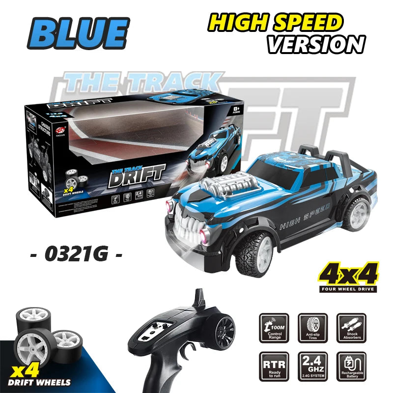 1:14 4X4 RC Car Radio Remote Control 2.4G Buggy Off-Road Control Trucks Boys Toys for Children High Speed Rc Drift Racing Gifts