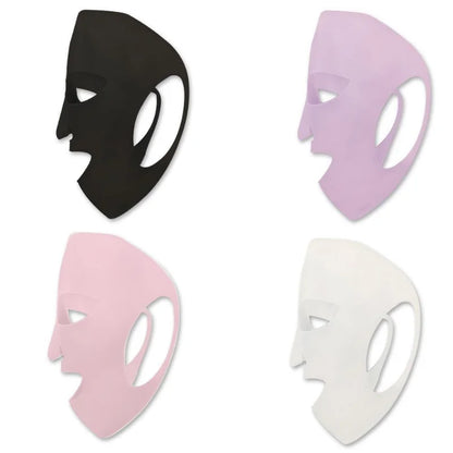 4 Colors Silicone Face Mask Reusable Moisturizing Lifting Firming Anti Wrinkle V Shape Face Firming Gel Sheet Mask Ear Fixed