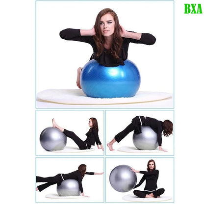 Max 330lb Sport Yoga Balls with Pump Balance Pilates Fitness Ball Gym Fitball Exercise Workout Fitness Pilate Ball Body Building