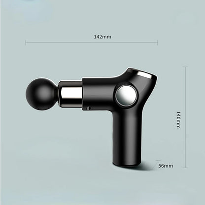 BXA Mini Massage Gun Portable High Frequency Muscle Tissue Pain Relief Tension Exercise Body Back Massager Gun Fitness Equipment