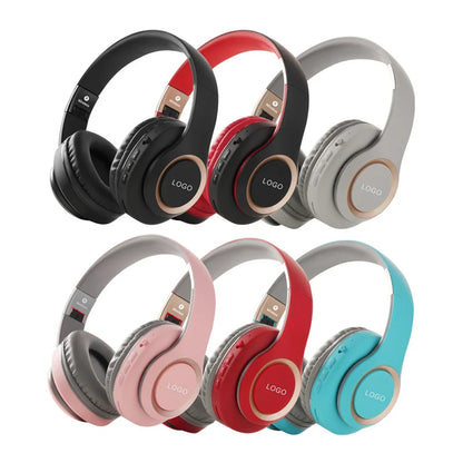 Wholesale Bluetooth Headphones D-812 - Over-Ear, High Battery Capacity, SD Card Slot, Stereo Sound, Wireless Bluetooth Earphones