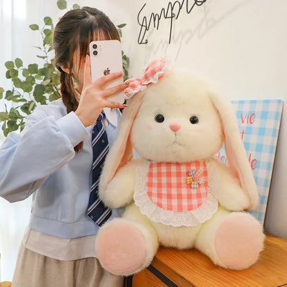 40cm/55cm Cute Stuffed Animals Ins Lucky Rabbit Doll Plush Toy High Value Internet Celebrity Plush Doll Hug Bear Children's Gift